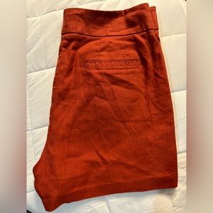 Express size 10 linen shorts
